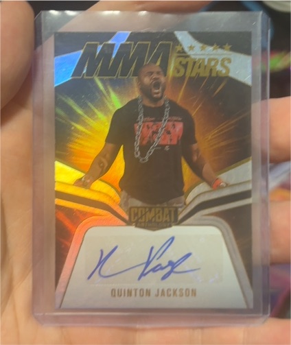 2025 Panini Combat Anthology #MS-QJK Quinton Jackson MMA Stars — front