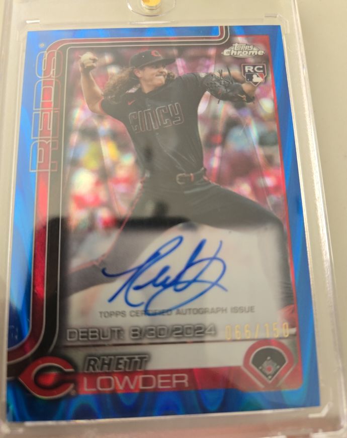 2025 Topps Chrome Update #CRDA-RL Rhett Lowder — front