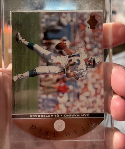 1996 Upper Deck Team Trio #TT11 Dan Marino — front