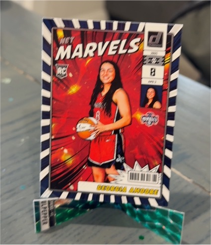 2025 Panini Donruss WNBA #17 Georgia Amoore Net Marvels Rookie Card — front