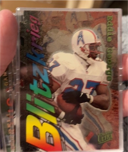 1997 Fleer Ultra Blitzkrieg #1 Eddie George — front