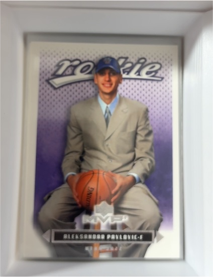 2003-04 Upper Deck MVP #219 Aleksandar Pavlovic Rookie — front