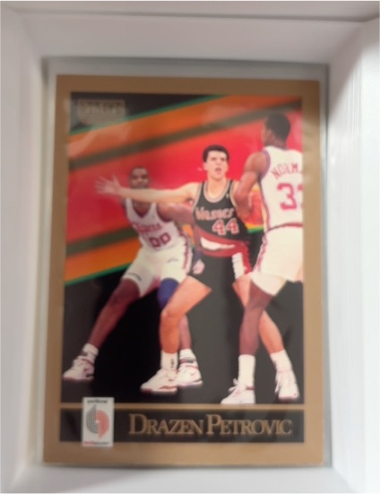 1990 SkyBox #237 Drazen Petrovic — front