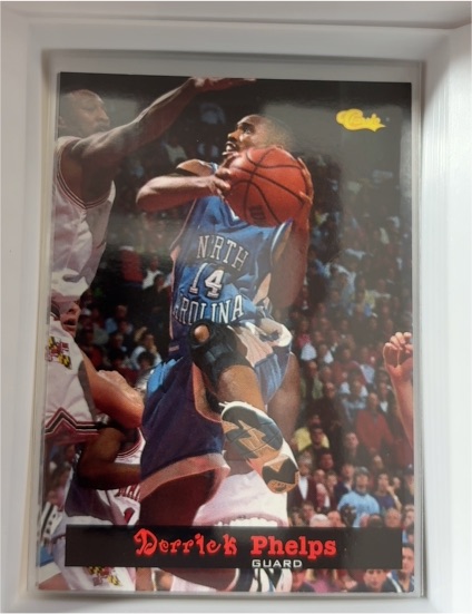 1994 Classic Draft #43 Derrick Phelps North Carolina Tar Heels — front