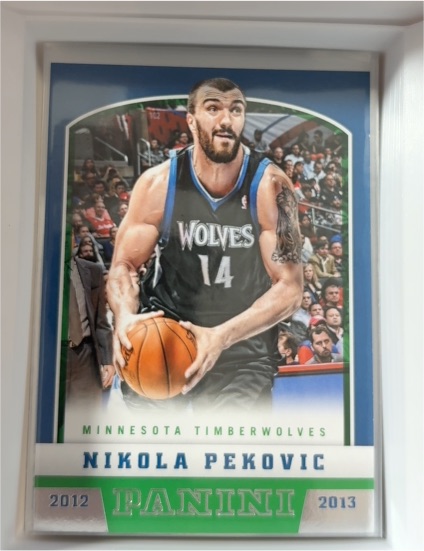 2012-13 Panini #130 Nikola Pekovic — front