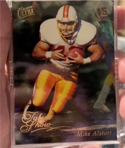 1997 Fleer Ultra #8 Mike Alstott Talent Show — front