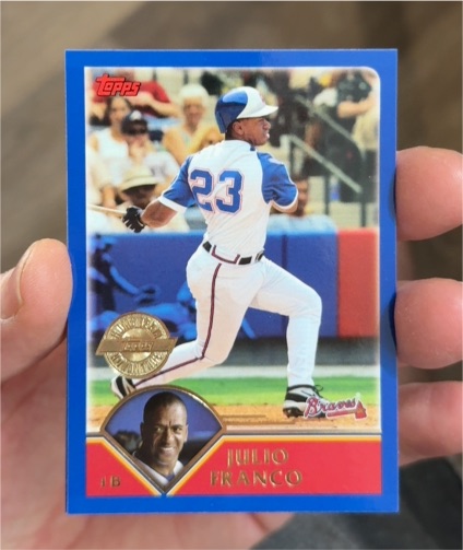 2003 Topps #409 Julio Franco — front
