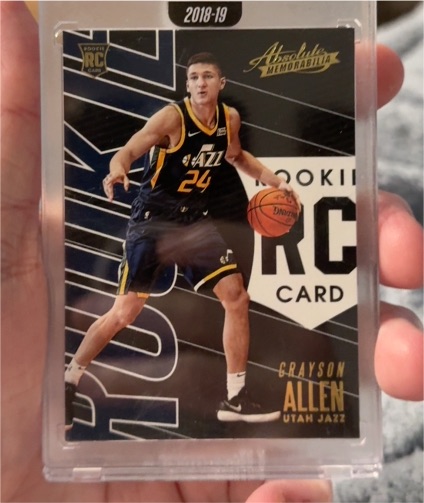 2018-19 Panini Absolute Memorabilia #76 Grayson Allen — front