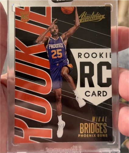 2018-19 Panini Absolute Memorabilia #65 Mikal Bridges — front