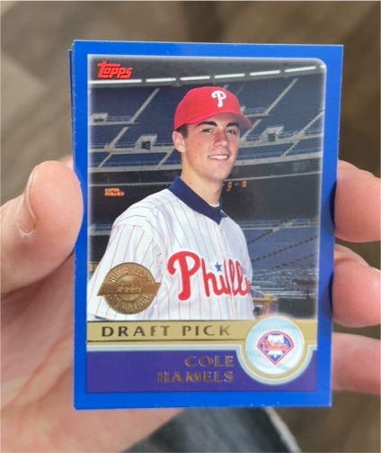 2003 Topps Draft Pick #671 Cole Hamels — front