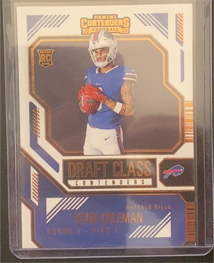 2024 Panini Contenders Draft Class Contenders #17 Keon Coleman — front
