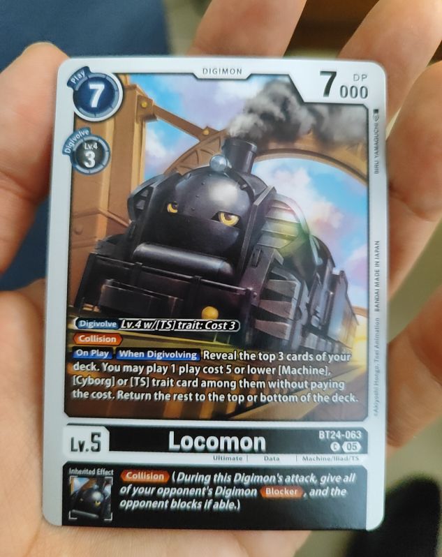 2024 Digimon Card Game BT24-063 Locomon — front