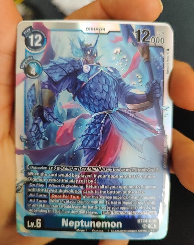 Digimon Card Game 2023 BT24-030 Neptunemon — front
