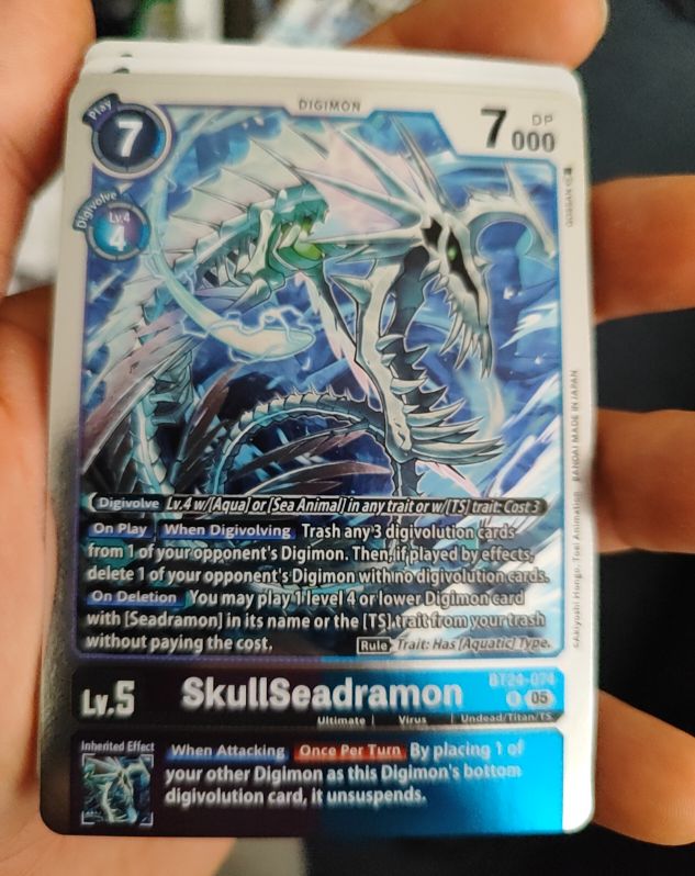 Digimon Card Game BT24-074 SkullSeadramon — front