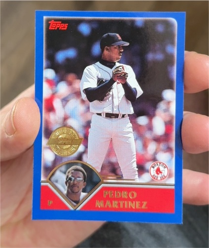 2003 Topps #450 Pedro Martinez — front