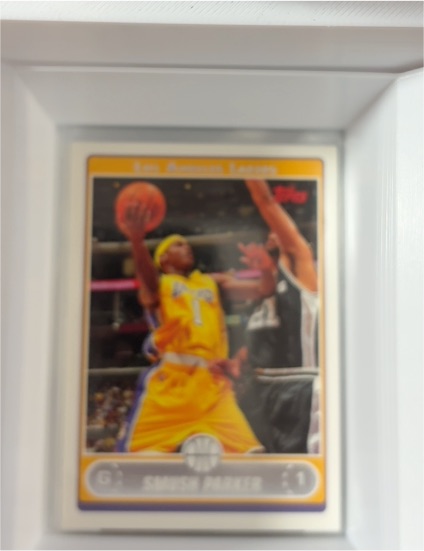 2007-08 Topps #55 Smush Parker Los Angeles Lakers — front