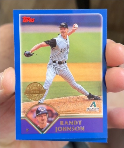 2003 Topps #380 Randy Johnson — front
