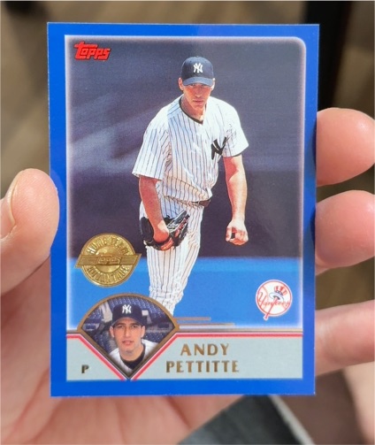 2003 Topps #497 Andy Pettitte — front