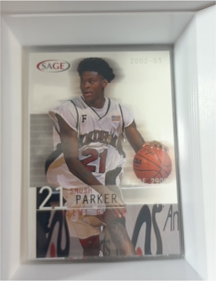 2002 SAGE #21 Smush Parker — front