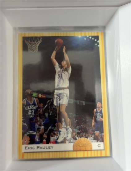 1993 Classic Draft Picks #57 Eric Pauley Kansas Jayhawks — front