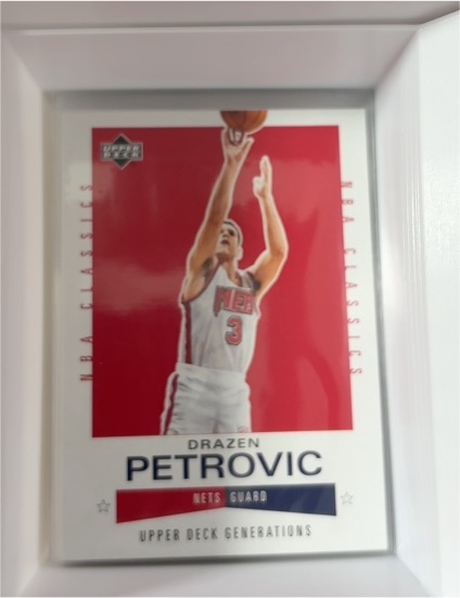 1992-93 Upper Deck McDonald's #P27 Drazen Petrovic New Jersey Nets — front