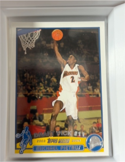 2003-04 Topps #231 Mickael Pietrus Rookie Card — front