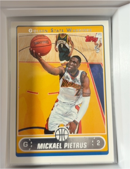 2006-07 Topps #109 Mickael Pietrus Golden State Warriors — front