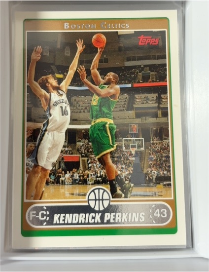 2006-07 Topps #215 Kendrick Perkins — front