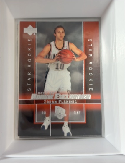 2003-04 Upper Deck Rookie Exclusives #18 Zoran Planinic — front