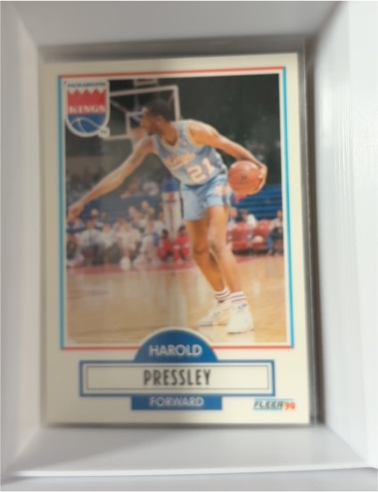 1990 Fleer #166 Harold Pressley — front