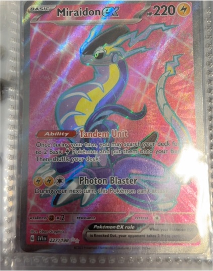 2023 Pokémon Scarlet & Violet #227 Miraidon EX — front