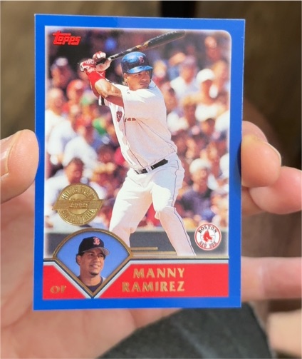 2003 Topps #550 Manny Ramirez — front