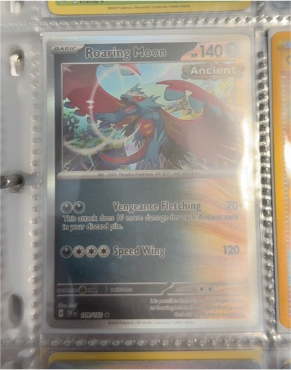 2024 Pokémon McDonald's #011 Roaring Moon Ancient Holo — front