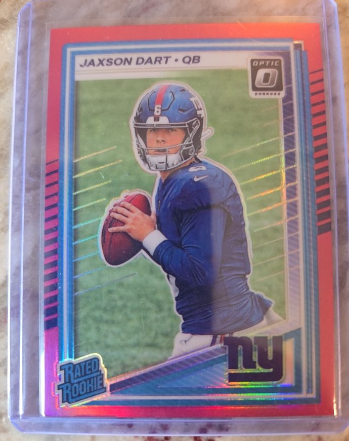 2025 Panini Donruss Optic #273 Jaxson Dart — front
