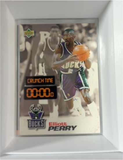 1997 Upper Deck Crunch Time #CT-3 Elliott Perry — front