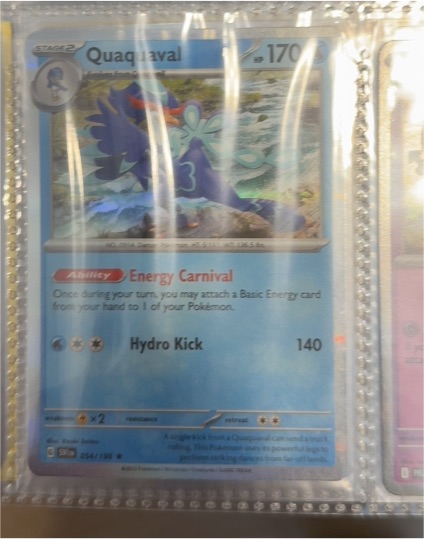 2023 Pokémon Scarlet & Violet #54 Quaquaval — front
