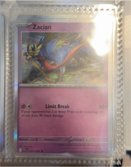 2025 Pokémon #045 Zacian — front
