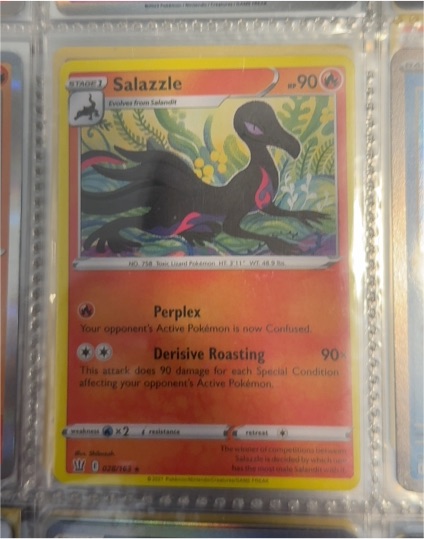 2021 Pokémon Battle Styles #028 Salazzle — front