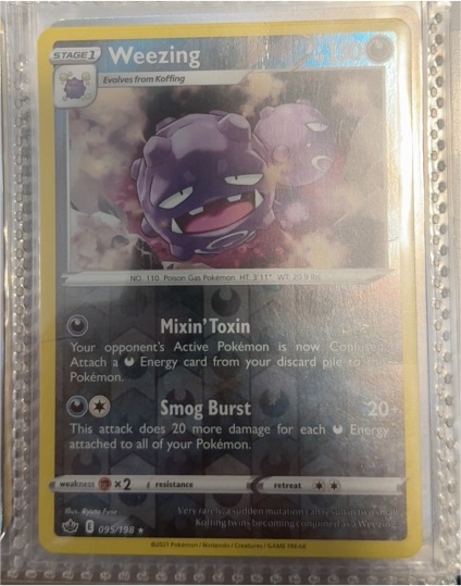 2021 Pokémon #095 Weezing — front