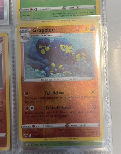 2020 Pokémon Vivid Voltage #101 Grapploct — front