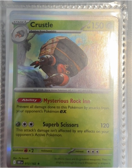 2025 Pokémon TCG SV10: Destined Rivals #012 Crustle — front
