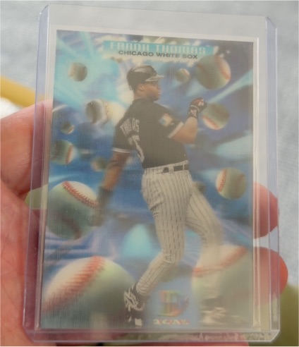 1995 Topps DIII Zone #DIIIZ1 Frank Thomas — front