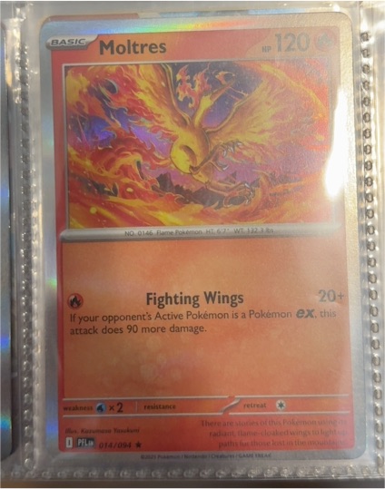 2023 Pokémon Me02: Phantasmal Flames #014 Moltres — front