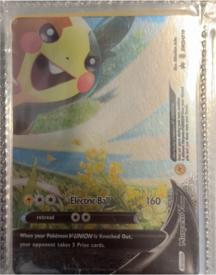 2022 Pokémon Sword & Shield Black Star Promo #SWSH218 Morpeko V-Union — front