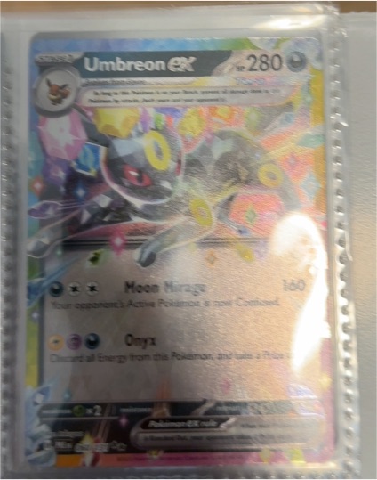 2016 Pokémon SV: Prismatic Evolutions #60 Umbreon ex — front