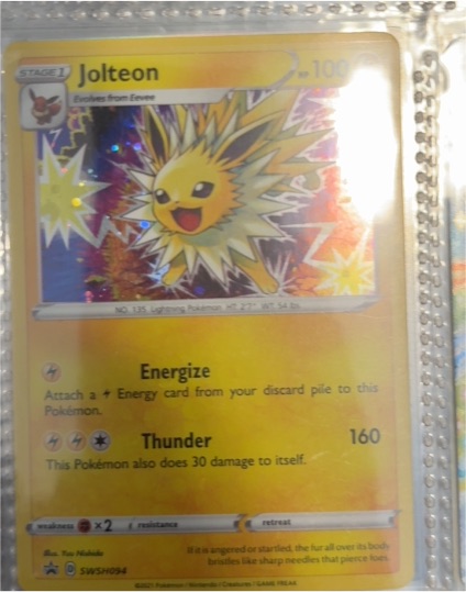 2021 Pokémon TCG SWSH094 Jolteon Sword & Shield Promo — front