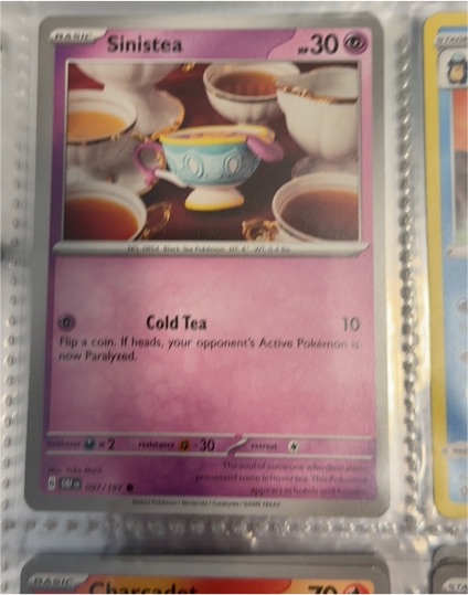 2023 Pokémon #097 Sinistea — front