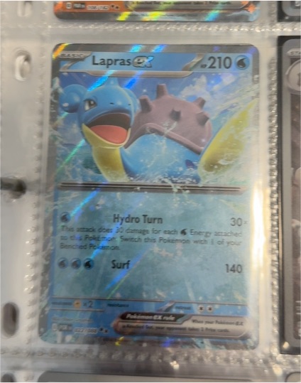 2007 Pokémon EX: Perfect Order #22 Lapras ex — front