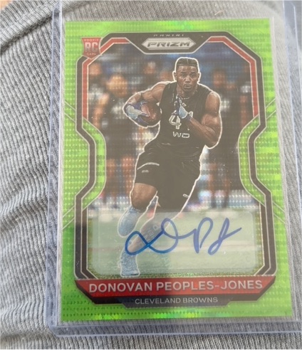 2020 Panini Prizm #319 Donovan Peoples-Jones — front