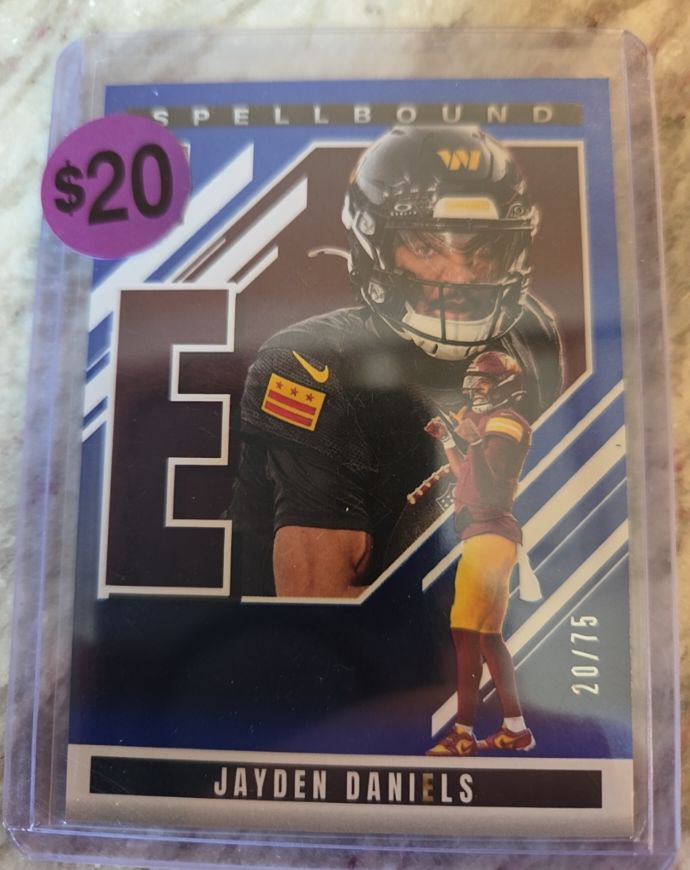 2025 Panini Donruss Elite Spellbound #8 Jayden Daniels — front